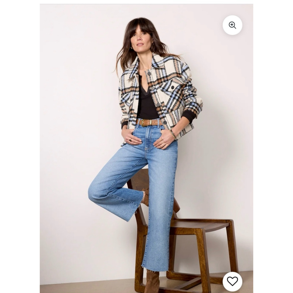 Sanctuary Plaid Jacket - Medium - Euc From Evereve - image 1